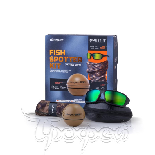 Беспроводной эхолот Deeper CHIRP+ 2.0 Fish Spotter Kit 2023 