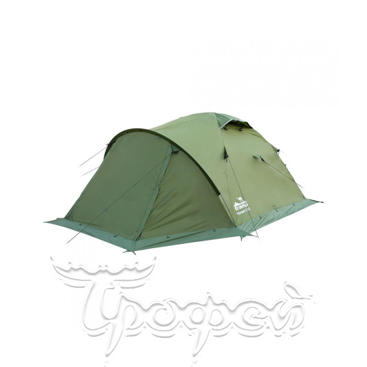 Палатка MOUNTAIN 2 V2 зеленый (TRT-22) 