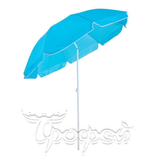 Зонт пляжный d 2,00м с наклоном голубой (22/25/170Т) NA-200N-B 