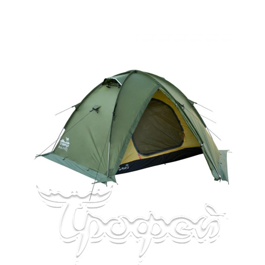 Двухместная палатка ROCK 2 V2 зеленый (TRT-27) 