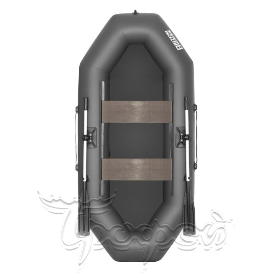 Надувная лодка ПВХ Бриз 260 (серый) Тонар