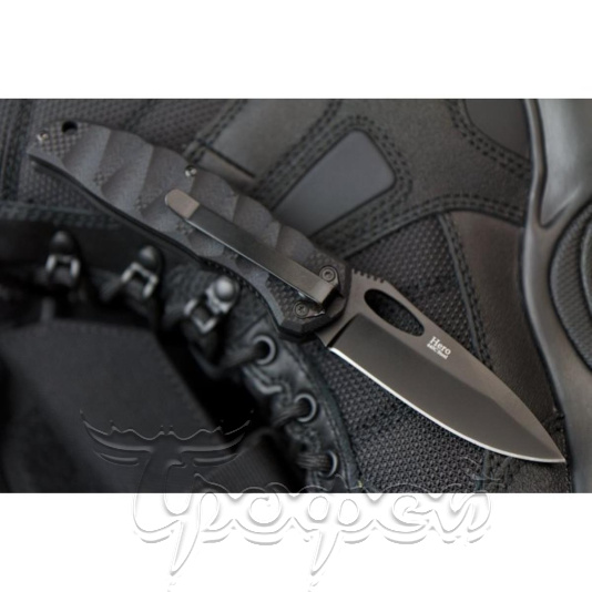 Нож складной Hero 440C BT (Черный, G10) 